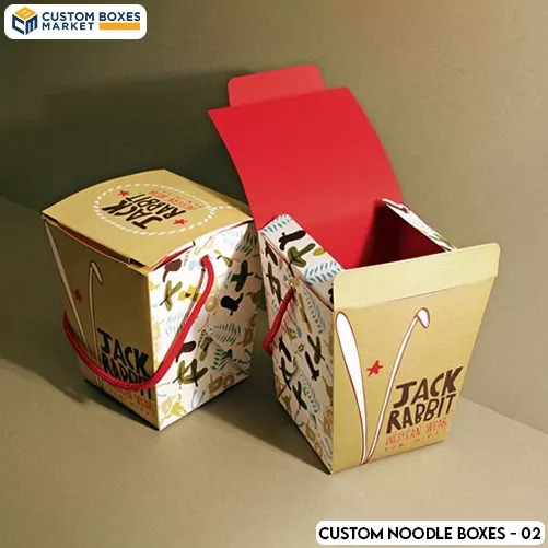 Custom noodle boxes