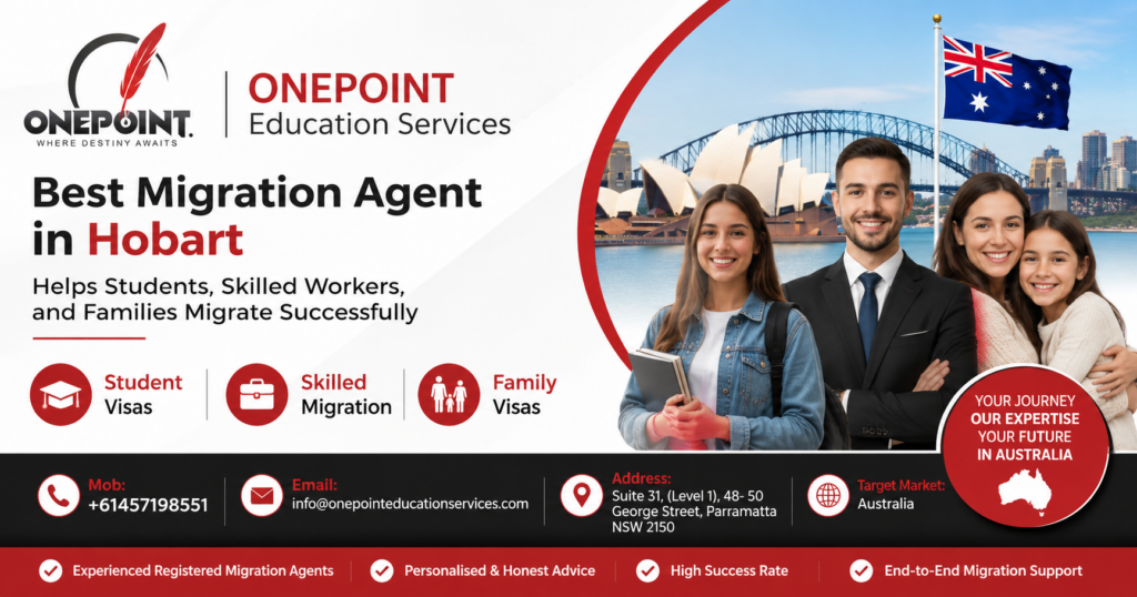 Professional migration consultant assisting students, skilled workers, and families with Australian visa applications in Hobart.