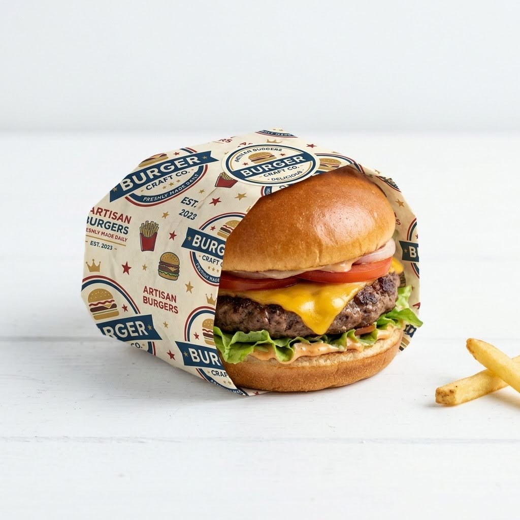 Why Custom Burger Paper Makes Food Taste Better