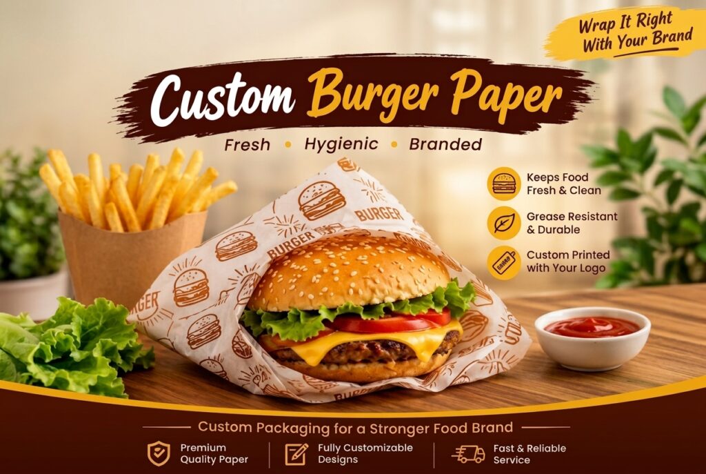 Custom Burger Paper