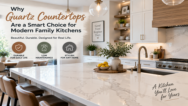 Quartz Kitchen, Timelessly Designed