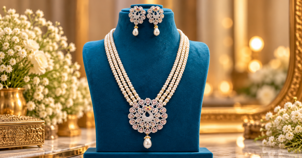 Pearl Jewellery Shop in Hyderabad Buy Elegant Pearl Designs for Every Occasion